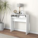 Vidaxl table console blanc brillant 78x30x80 cm aggloméré Vidaxl table console blanc brillant 78x30x80 cm aggloméré