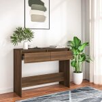 Vidaxl table console chêne marron 100x35x765 cm aggloméré 813037 Vidaxl table console chêne marron 100x35x765 cm aggloméré 813037