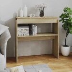 Vidaxl table console chêne sonoma 80x30x80 cm aggloméré 808317 Vidaxl table console chêne sonoma 80x30x80 cm aggloméré 808317