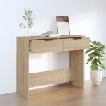 Vidaxl table console chêne sonoma 90x36x75 cm bois dingénierie 811334 Vidaxl table console chêne sonoma 90x36x75 cm bois dingénierie 811334
