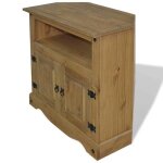 Vidaxl table console table de pr�sentation pin mexicain gamme corona 80x43x78 cm 243739