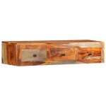 Vidaxl table console murale table dentre table de salon table de couloir avec 3 tiroirs maison intrieur ...