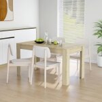 Vidaxl table de salle  manger chne sonoma 140x745x76 cm agglomr