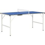 Vidaxl table de ping - pong avec filet 152x76x66 cm bleu