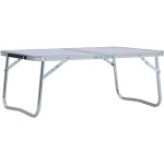 Vidaxl table pliable de camping blanc aluminium 60x40 cm