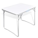 Vidaxl table pliable de camping avec cadre métallique 80x60 cm Vidaxl table pliable de camping avec cadre métallique 80x60 cm