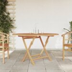 Vidaxl table pliable de jardin � 120x75 cm bois massif de teck 362618