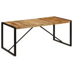 Vidaxl table de salle  manger 180x90x75 cm bois de manguier solide