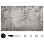 Tableau noir magntique - vidaxl - 100x60 cm - verre tremp - effaable  sec - contemporain