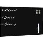 Vidaxl tableau noir magn�tique mural en verre 60 x 40 cm