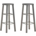 Vidaxl lot de 2 tabourets de bar chaise de pub si�ge de bistrot meuble de salle � manger cuisine salon ...