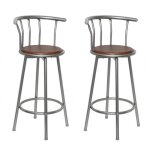 Vidaxl lot de 2 tabourets de bar chaise de pub si�ge de bistrot meuble de salle � manger cuisine salon ...