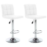 Vidaxl lot de 2 tabourets de bar chaise de pub si�ge de bistrot meuble de salle � manger cuisine salon ...