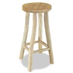 Vidaxl tabouret de bar bois de teck massif Vidaxl tabouret de bar bois de teck massif