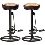 Vidaxl 2x tabourets de bar avec motif tabourets de pub sièges de comptoir chaises de bistro chaises de ... Vidaxl 2x tabourets de bar avec motif tabourets de pub sièges de comptoir chaises de bistro chaises de ...