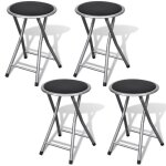 Jeu de tabouret pliable 4 pices 241033