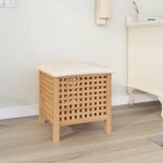 Vidaxl tabouret de salle de bain 48x475x52 cm bois massif de noyer 350350