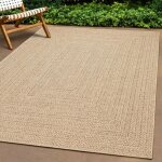 Vidaxl tapis 200x290 cm aspect jute int�rieur et ext�rieur tapis dext�rieur tapis de sol tapis dint�rieur ...