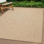 Vidaxl tapis 80x150 cm aspect jute int�rieur et ext�rieur tapis dext�rieur tapis de sol tapis dint�rieur ...
