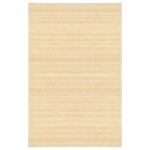 Vidaxl tapis en bambou 100 x 160 cm naturel