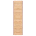 Vidaxl tapis bambou 80 x 300 cm marron