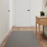 Vidaxl tapis de couloir gris 80x180 cm 355808