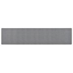 Vidaxl tapis de couloir gris fonc� 80x400 cm