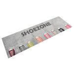 Vidaxl tapis de cuisine lavable impression shoezone 60x180 cm velours 136562