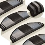 Vidaxl tapis descalier autoadh�sifs 5 pcs moquettes descalier antid�rapantes carpettes de marche d�corations ...