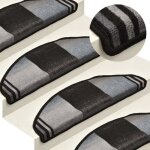 Vidaxl 15x tapis descalier autocollants protecteur descalier moquette descalier tapis de marches maison ...