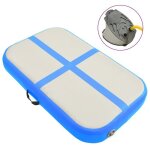 Vidaxl tapis gonflable de gymnastique avec pompe tapis dexercice tapis de yoga kickboxing parc lutte ...