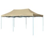 Tente pliable - vidaxl - 3 x 6 m - 100 % impermable - 10 places - blanc crme
