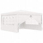 Vidaxl tente de rception avec parois belvdre tonnelle pavillon chapiteau mariage barbecue voyage de ...