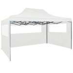 Vidaxl tente de rception pliable avec 3 parois tonnelle dextrieur chapiteau de jardin belvdre voyage ...