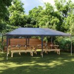 Vidaxl tente de rception professionnelle tonnelle de patio chapiteau de jardin pavillon dextrieur belvdre ...