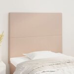 Vidaxl t�tes de lit 2 pcs cappuccino 90x5x78 - 88 cm similicuir3116135