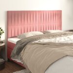 Vidaxl têtes de lit 4 pcs rose 80x5x78 - 88 cm velours3116629 Vidaxl têtes de lit 4 pcs rose 80x5x78 - 88 cm velours3116629