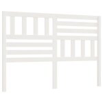 Vidaxl t�te de lit blanc 146x4x100 cm bois massif de pin