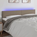 Vidaxl tte de lit  led meuble de chambre  coucher accessoire de lit double tte de cadre de lit intrieur ...