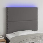 Vidaxl t�te de lit � led meuble de chambre � coucher accessoire de lit simple t�te de cadre de lit int�rieur ...