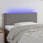 Vidaxl t�te de lit � led meuble de chambre � coucher accessoire de lit simple t�te de cadre de lit int�rieur ...