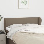 Vidaxl tte de lit avec oreilles taupe 147x23x78 - 88 cm tissu3116866