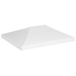 Toile de toit de belv�d�re - vidaxl - 4x3 m - 270 g / m� - r�sistante � leau - blanc