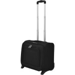 Valise de pilote - vidaxl - noir - souple - imperm�able - 2 roulettes