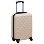 Vidaxl valise rigide dor abs 92421
