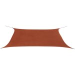 Vidaxl parasol en tissu oxford rectangulaire terracotta 4x6 m