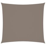 Vidaxl voile de parasol tissu oxford carr� 2x2 m taupe
