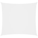 Vidaxl voile de parasol tissu oxford carr� 3x3 m blanc