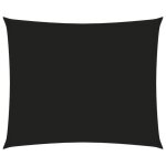 Vidaxl voile de parasol tissu oxford rectangulaire 25x35 m noir