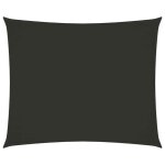 Vidaxl voile de parasol tissu oxford rectangulaire 4x5 m anthracite
